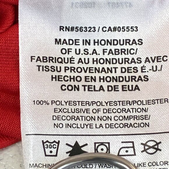 Nike On Field Apparel Shirt Mens Medium Tampa Bay Buccaneers Red Swoosh Red - Picture 7 of 11